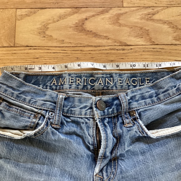 Vintage 90s American Eagle cut offs, 28 waist, somewhat distressed look - Picture 5 of 8
